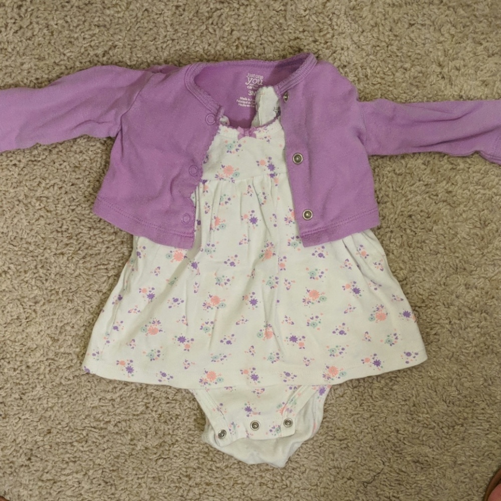 Carter's little girl dress set